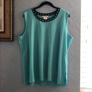 Sleeveless blouse